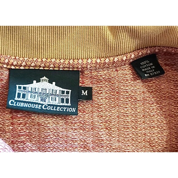 Vintage Clubhouse Collection The Masters Polo Shirt Golf PGA Diamond Medium Mens - Picture 5 of 8